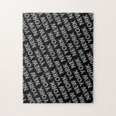 New York Pattern Gray Puzzle (Vertikal)