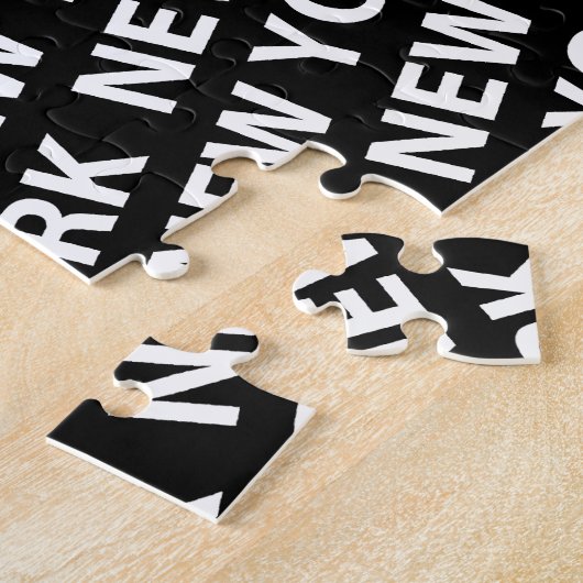 New York Pattern White Puzzle (Seite)