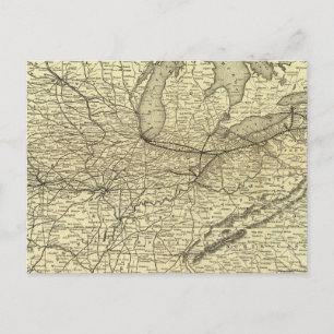 New York, Pennsylvania und Ohio Railroad Postkarte
