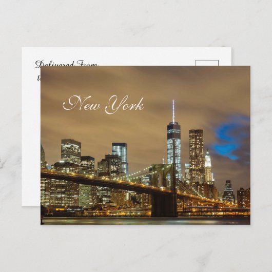 New York Picture | New York Postkarte (Vorne/Hinten)