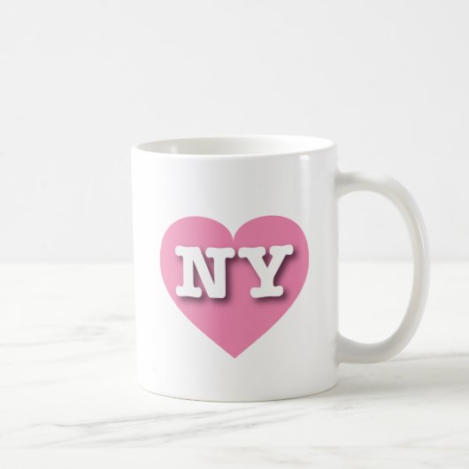 New York Pink Heart - I Liebe NY Kaffeetasse (Rechts)