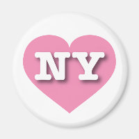 New York Pink Heart - I Liebe NY