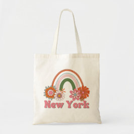 New York Pink Retro Style Totbeutel Tragetasche