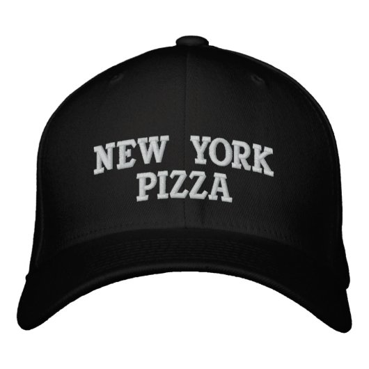NEW YORK PIZZA BESTICKTE KAPPE (Vorderseite)