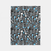 New York Place Names, NYC Streets Fleecedecke (Vorderseite)