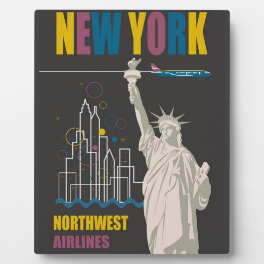 New York Plaque Fotoplatte (Vorderseite)