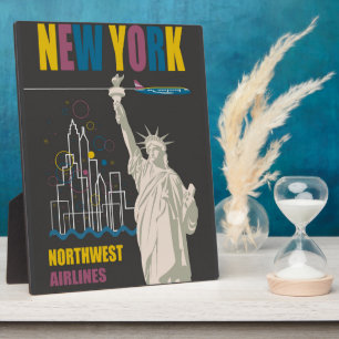 New York Plaque Fotoplatte