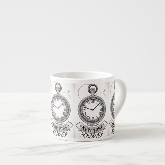 New York Pocket Watch Espressotasse (Vorderseite Rechts)
