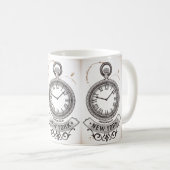 New York Pocket Watch Kaffeetasse (VorderseiteRechts)