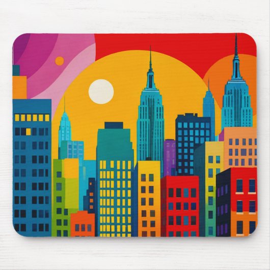 New York Pop Art Mousepad (Vorne)