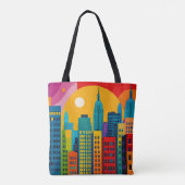 New York Pop Art Tasche (Rückseite)
