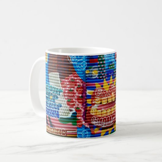 New York Pop Walls Kaffeetasse (Vorderseite Links)