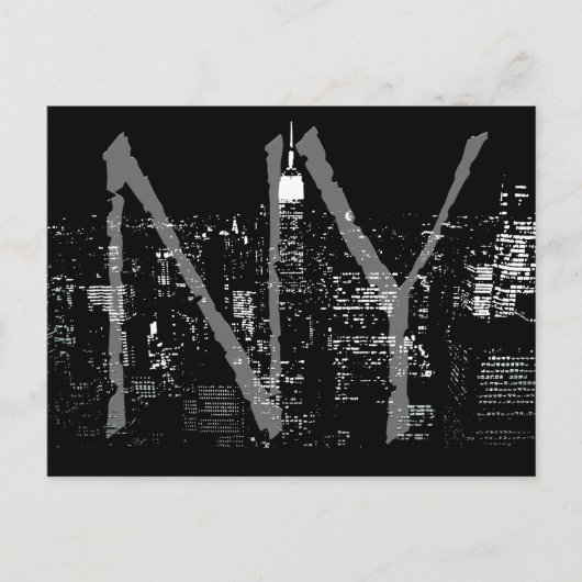 New York Postcard City New York Souvenir Card Postkarte (Vorderseite)