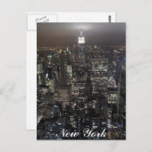 New York Postcard Empire State NYC Souvenir Card Postkarte (Vorne/Hinten)