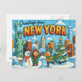 NEW YORK Postcard Postkarte (Vorne/Hinten)