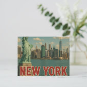 New York Postcard Postkarte (Stehend Vorderseite)