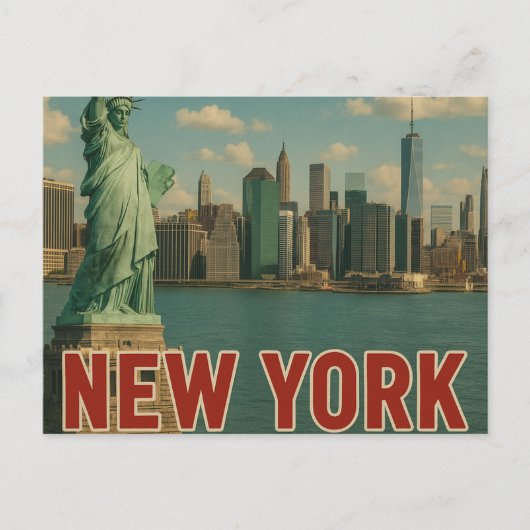 New York Postcard Postkarte (Vorderseite)