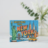 NEW YORK Postcard Postkarte (Stehend Vorderseite)
