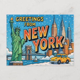 NEW YORK Postcard Postkarte