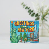 NEW YORK Postcard Postkarte (Stehend Vorderseite)