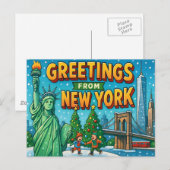 NEW YORK Postcard Postkarte (Vorne/Hinten)
