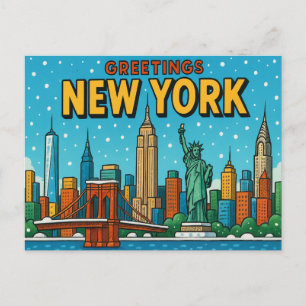 NEW YORK Postcard Postkarte