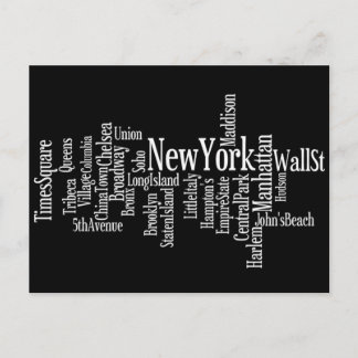 New York Postcard Postkarte