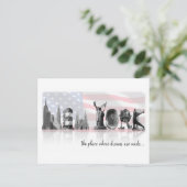 New York Postcard Postkarte (Stehend Vorderseite)