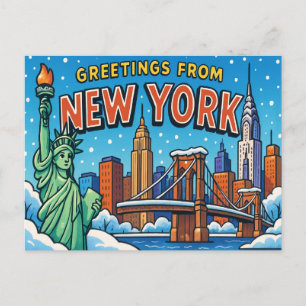 NEW YORK Postcard Postkarte