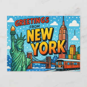 NEW YORK Postcard Postkarte