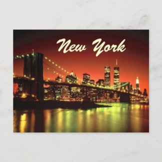 New York Postcard Postkarte