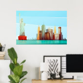 New York Poster (Heimbüro)