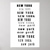 New York Poster (Vorne)