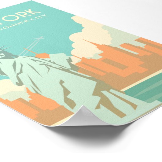 New York Poster (Ecke)