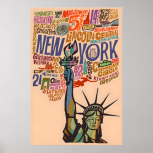 New York Poster Art Stadt Druck