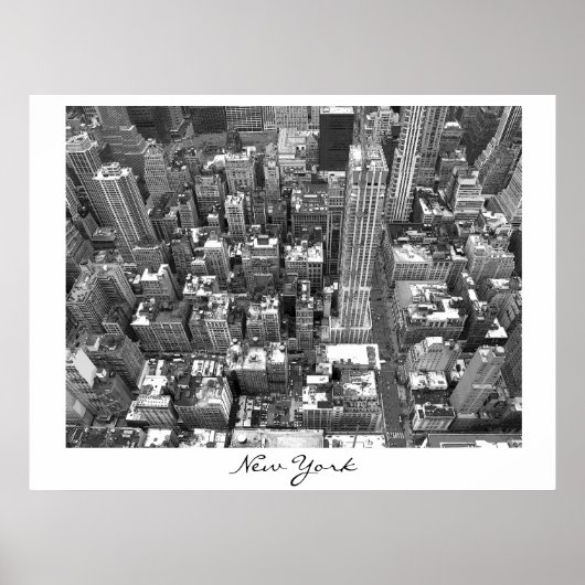 New York Poster Cityscape New York Empire Print (Vorne)