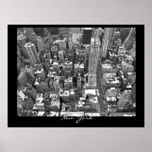 New York Poster Cityscape New York Empire Print (Vorne)