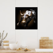 New York Poster Sehenswürdigkeit New York Bull Pri (Küche)