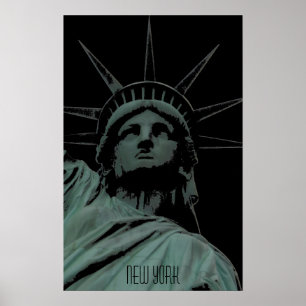 New York Poster Statue of Liberty New York Print