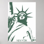 New York Poster Statue of Liberty New York Print (Vorne)