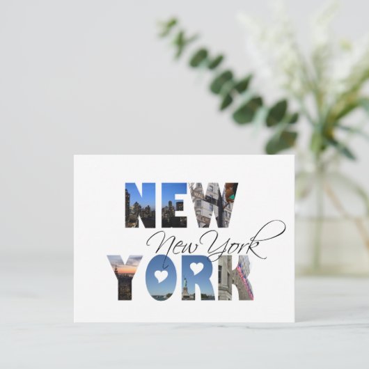 New York Postkarte (Stehend Vorderseite)