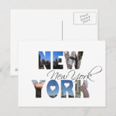 New York Postkarte (Vorne/Hinten)