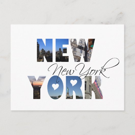 New York Postkarte (Vorderseite)