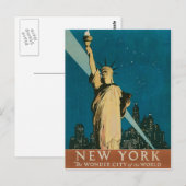 New York Postkarte (Vorne/Hinten)
