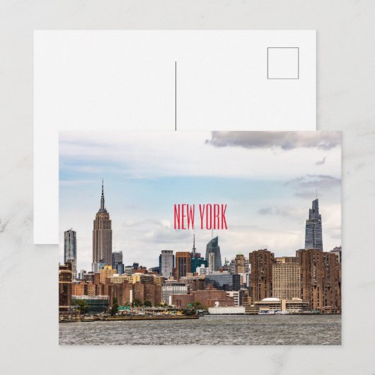 New York Postkarte (Vorne/Hinten)
