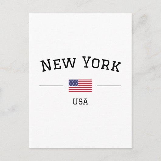 New York Postkarte (Vorderseite)