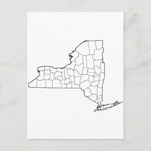 New York Postkarte (Vorderseite)