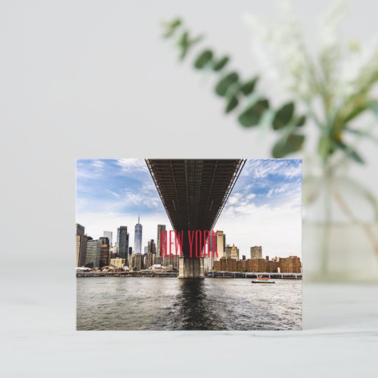 New York Postkarte (Stehend Vorderseite)