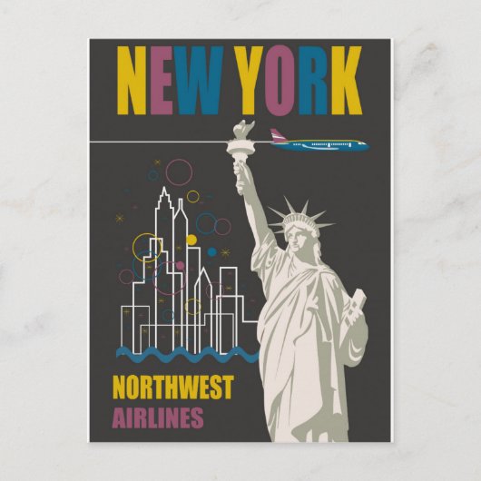 New York Postkarte (Vorderseite)