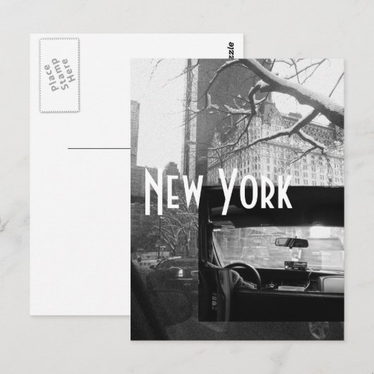 New York Postkarte (Vorne/Hinten)